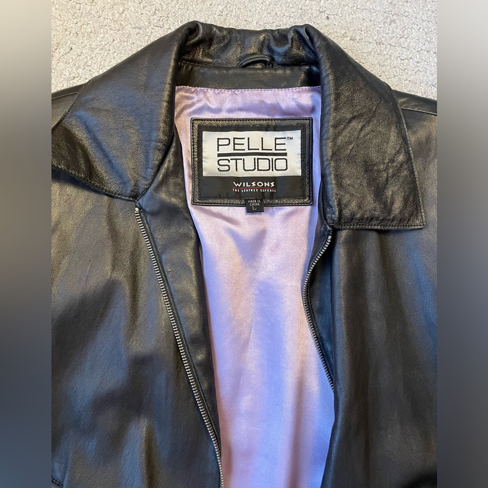 Pelle Studio by Wilsons Vintage Leather Jacket - Size L (Runs Small)